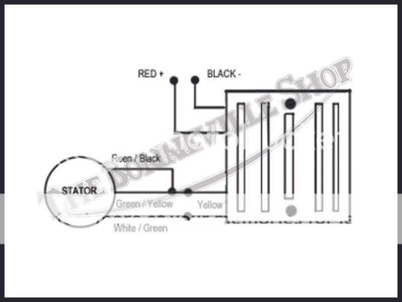 NORTON *NEW* TYMPANIUM VOLTAGE REGULATOR / RECTIFIER PN ... tympanium wiring diagram 